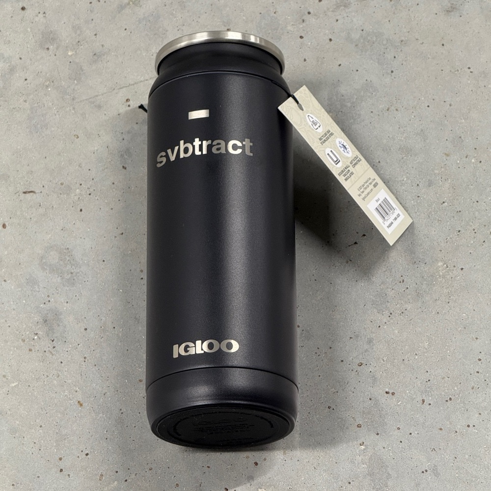 svbtract x Igloo 16oz Insulated Can Water Bottle